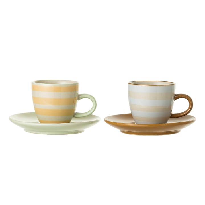 마이애미 컵과 소서 2개 세트 - 6 cm - Bloomingville | 블루밍빌