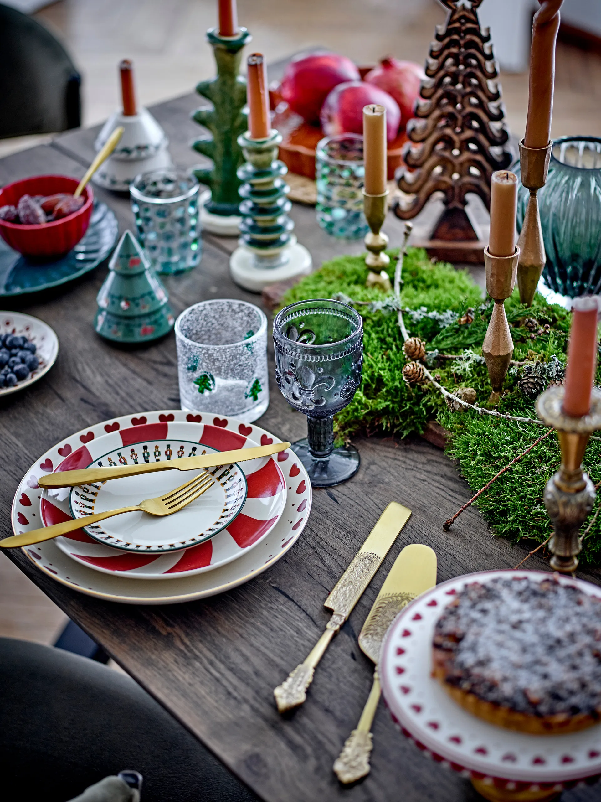 칼리마 케이크 서빙 세트 2개 세트, Brass Bloomingville | 블루밍빌