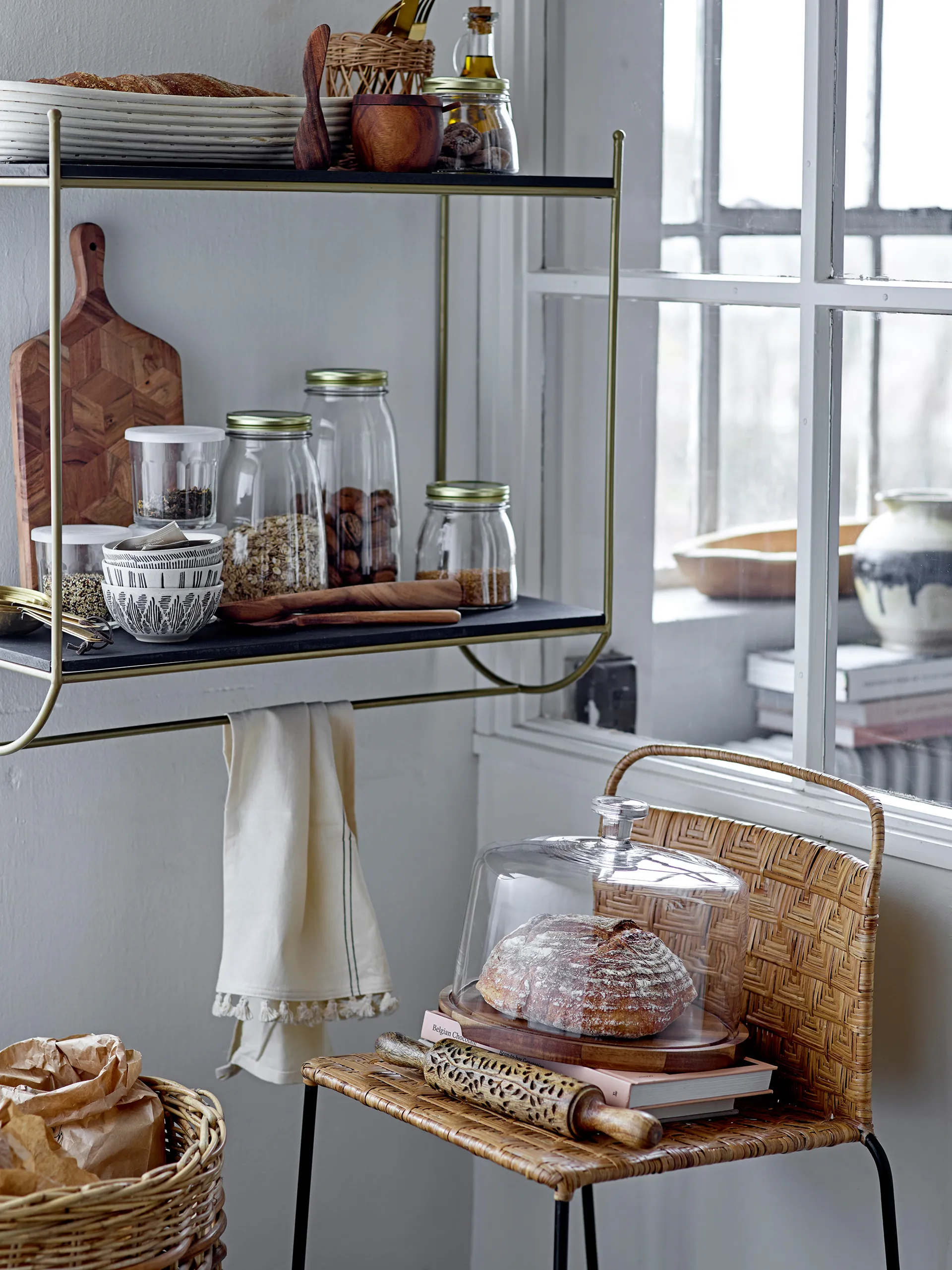 얄라 수납 박스 2 피스, Brown Bloomingville | 블루밍빌