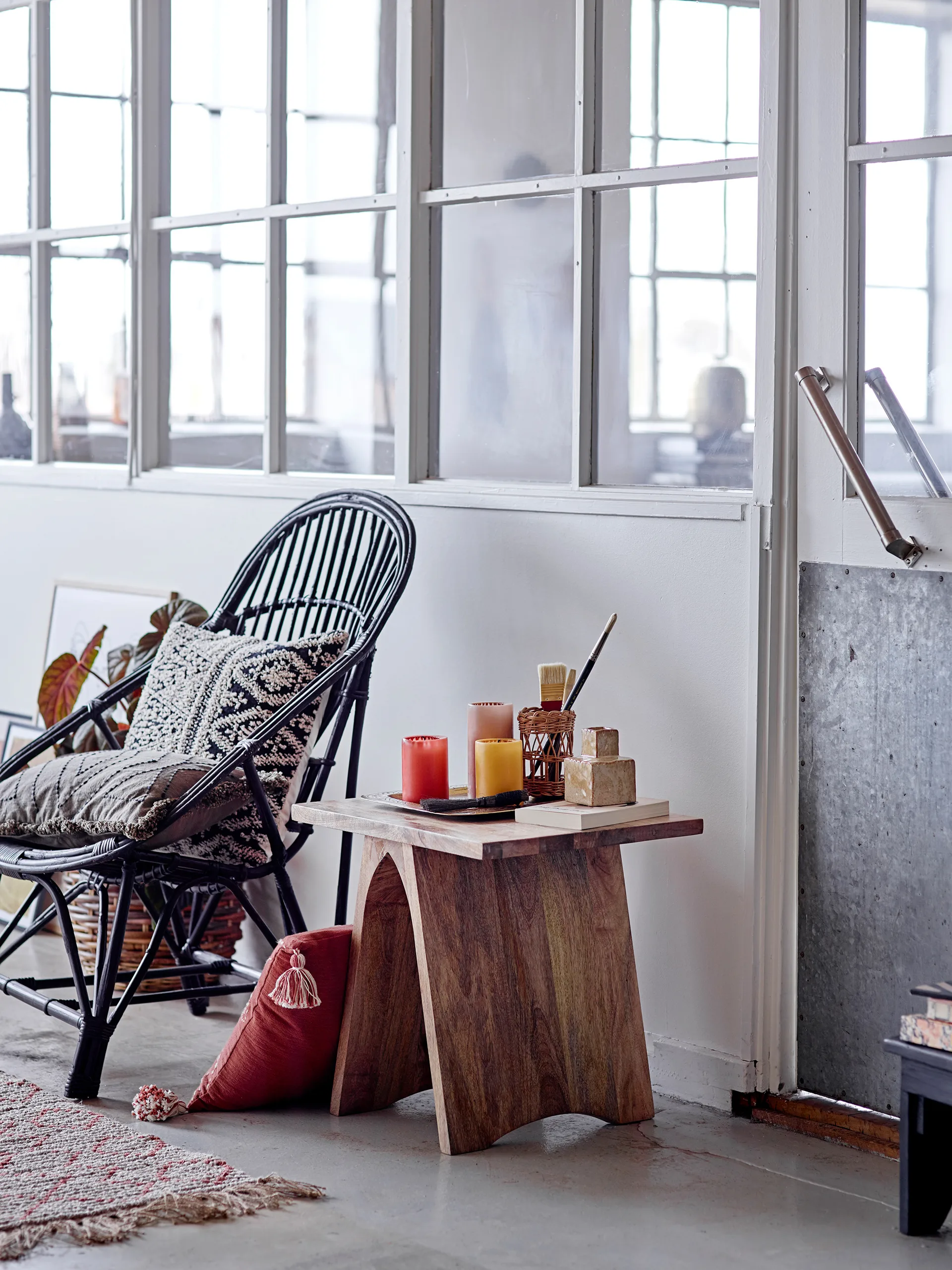 얄라 수납 박스 2 피스, Brown Bloomingville | 블루밍빌