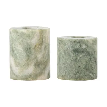 코코로 캔들 홀더 2개 세트 - Green marble - Bloomingville | 블루밍빌