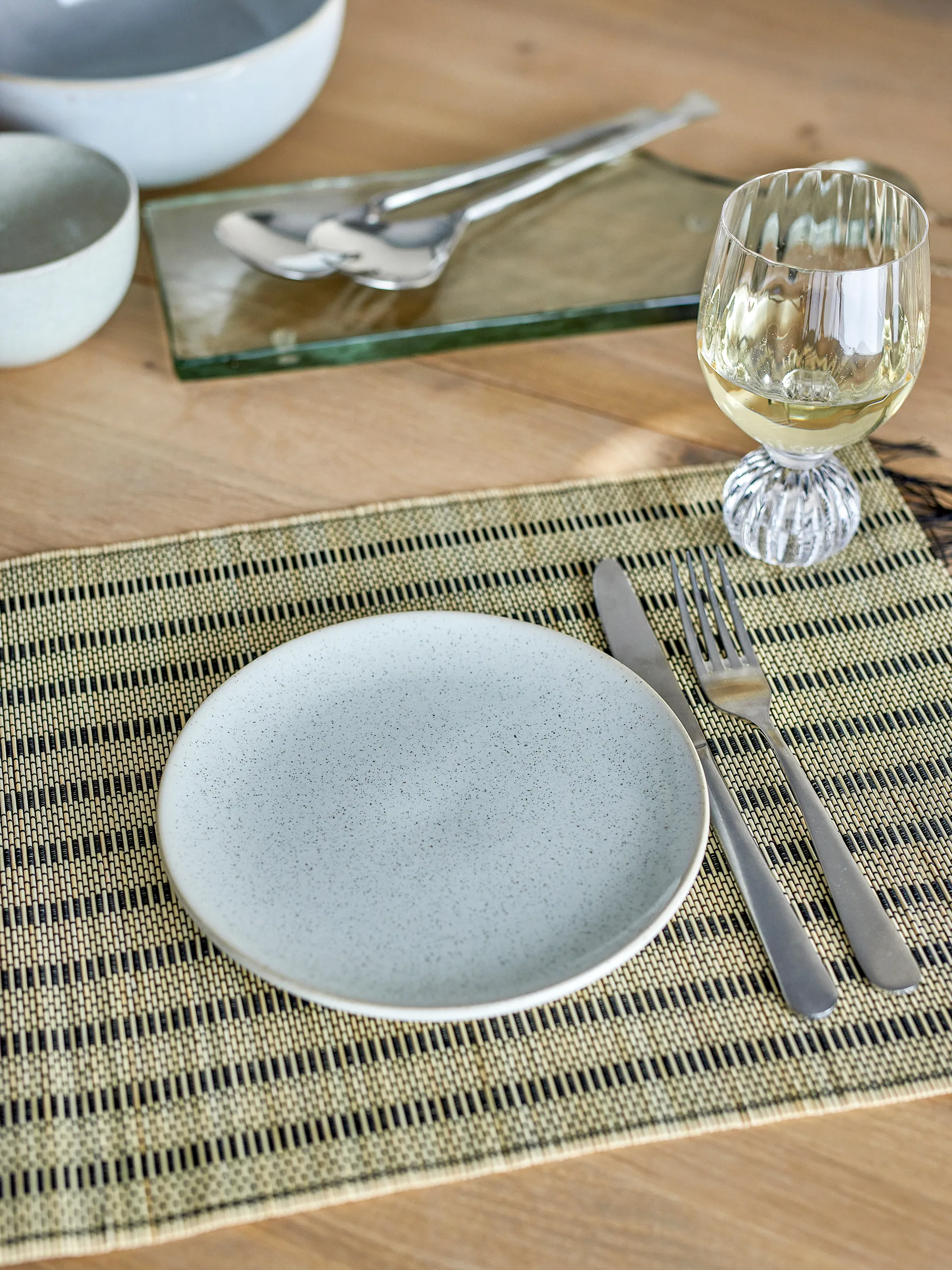 애디슨 사이드 플레이트 Ø20 cm, White Bloomingville | 블루밍빌