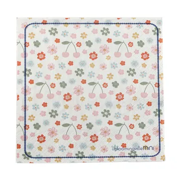 체리 종이 냅킨 20개 세트 - Rose - Bloomingville | 블루밍빌