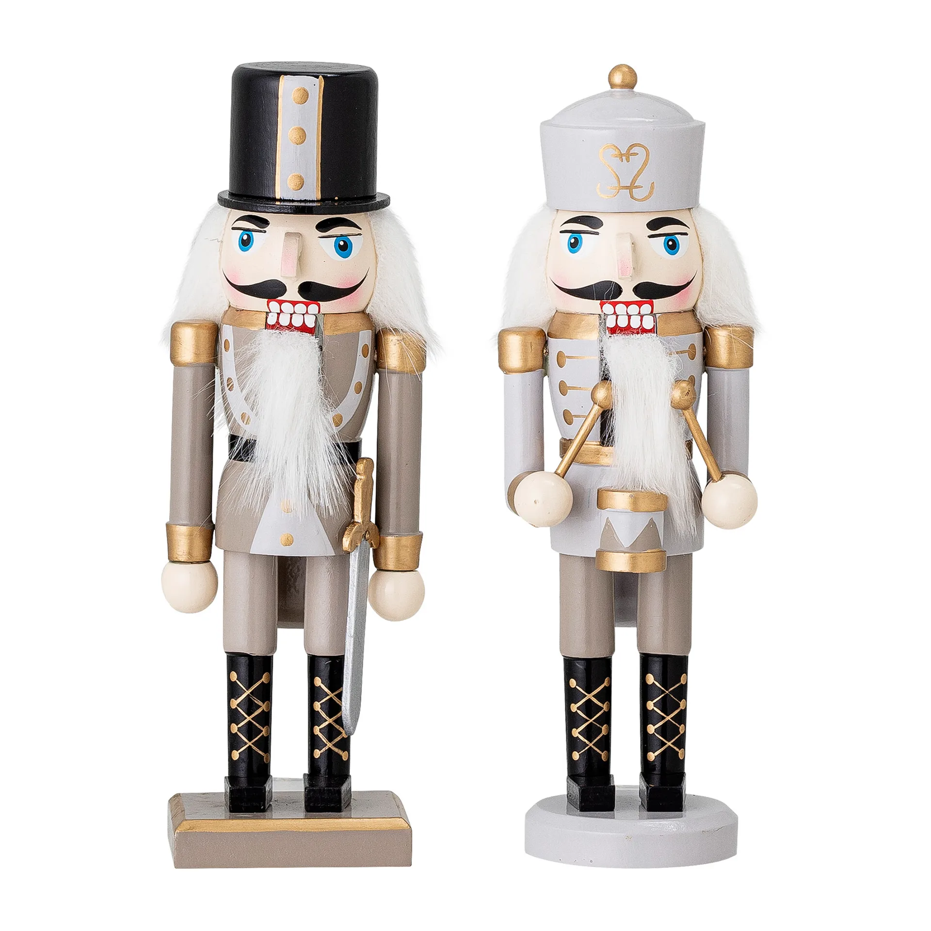 대런 너트 크래커 소품 20.5 cm 2 피스, Gold Bloomingville | 블루밍빌