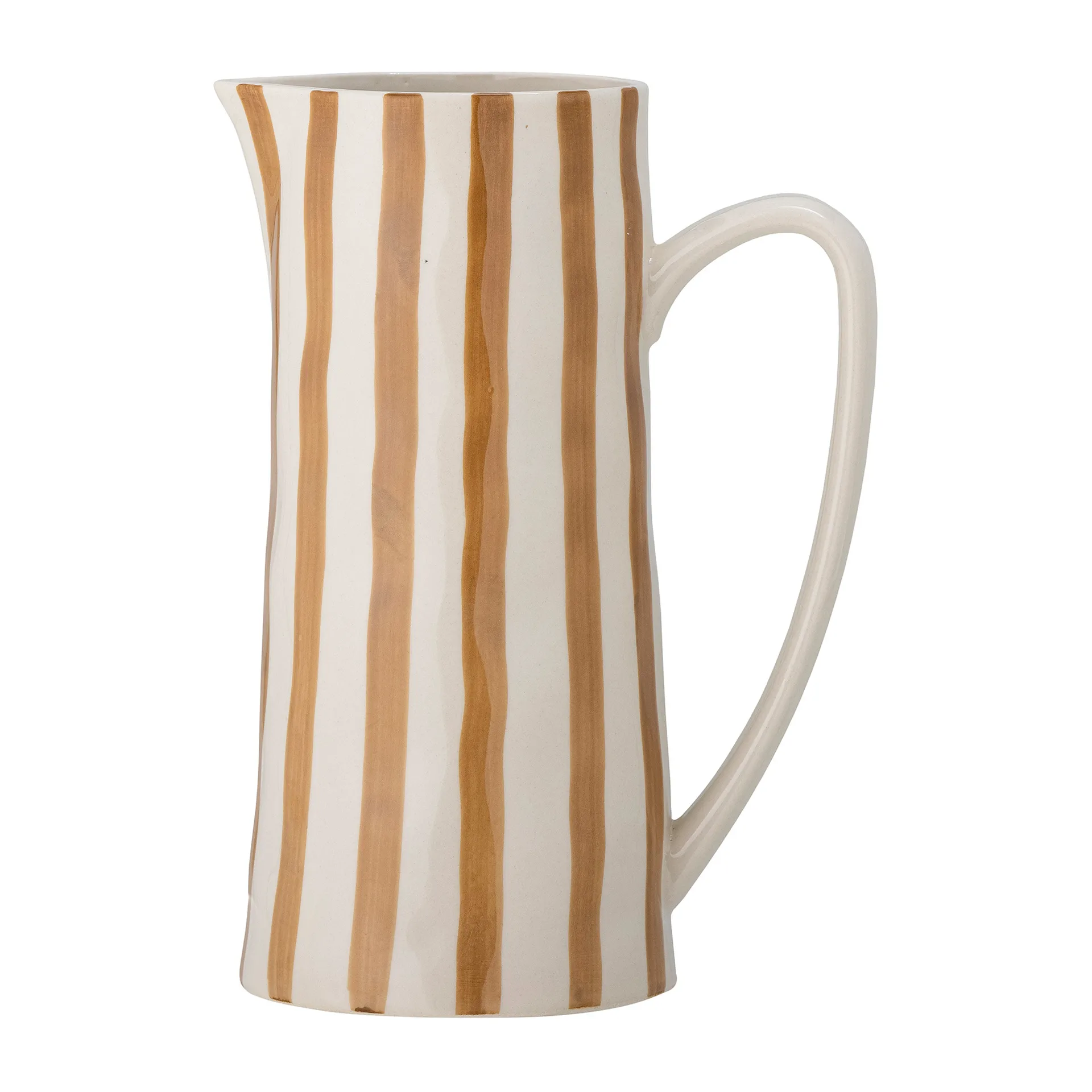 베고니아 팟 스톤웨어 23.5 cm, Brown stripes Bloomingville | 블루밍빌