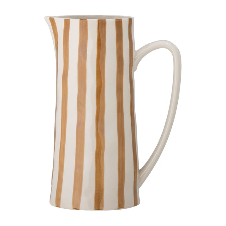 베고니아 팟 스톤웨어 23.5 cm - Brown stripes - Bloomingville | 블루밍빌