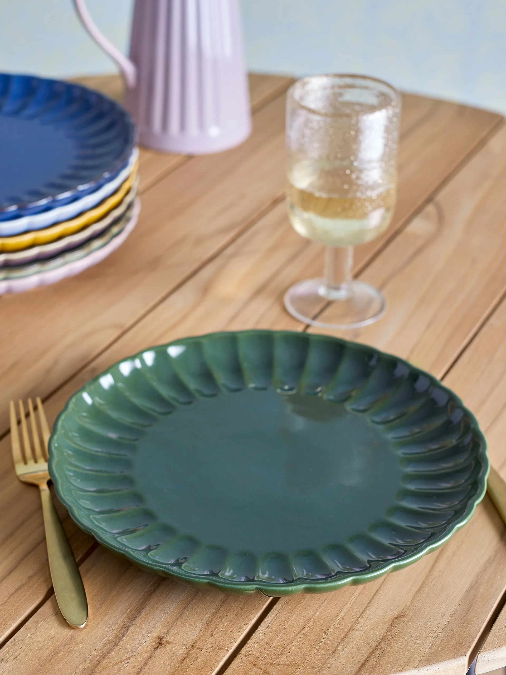 라티나 접시 Ø27 cm, Green Bloomingville | 블루밍빌