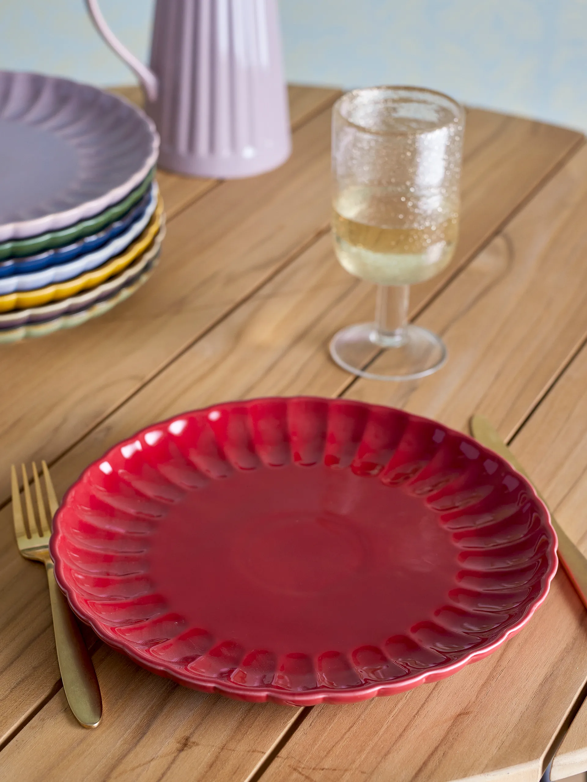 라티나 접시 Ø27 cm, Red Bloomingville | 블루밍빌