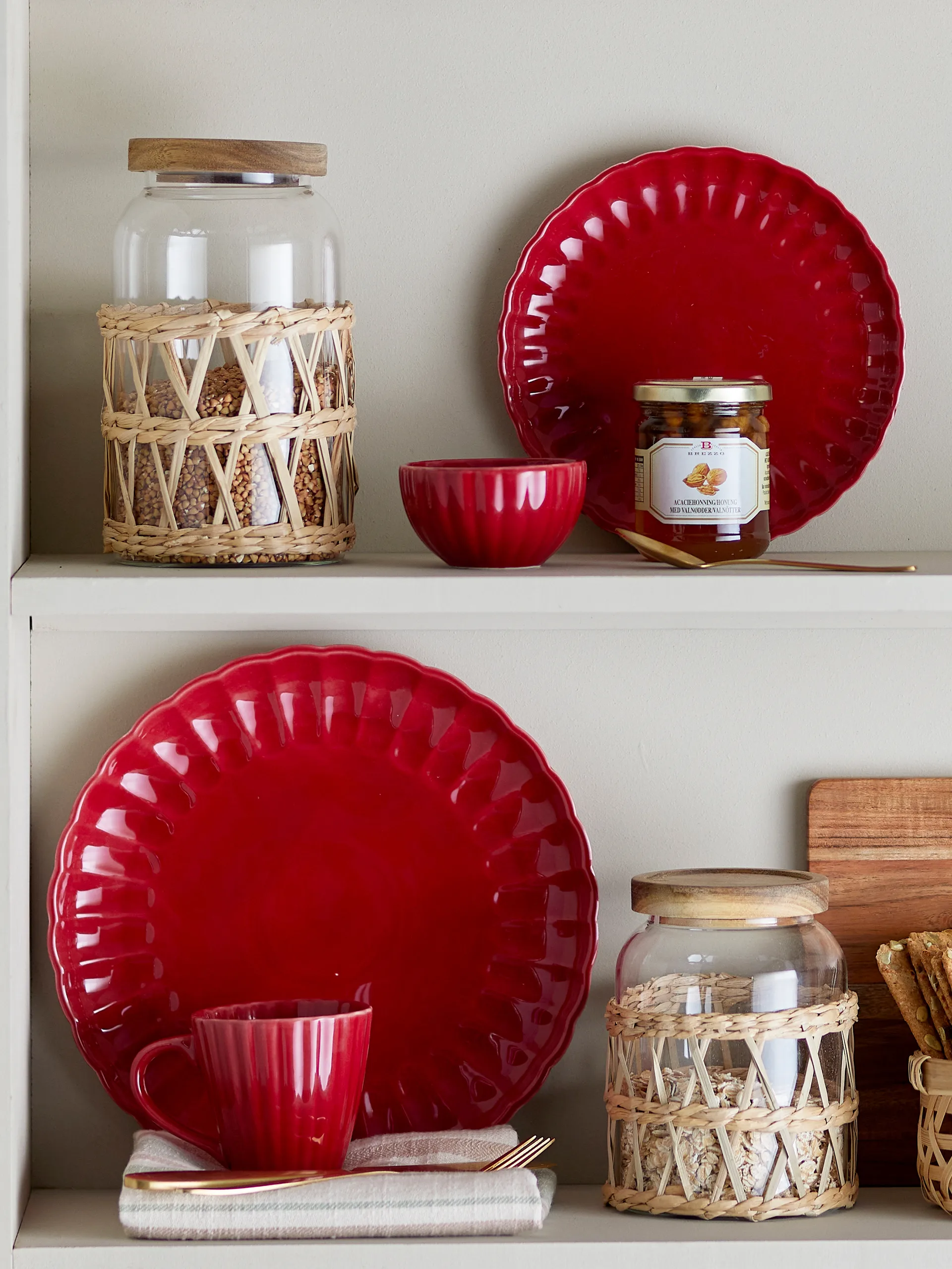 라티나 접시 Ø27 cm, Red Bloomingville | 블루밍빌