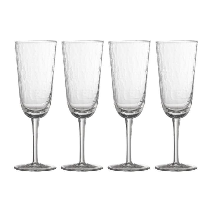 아살리 샴페인잔 27.5 cl 4개 세트 - Clear - Bloomingville | 블루밍빌