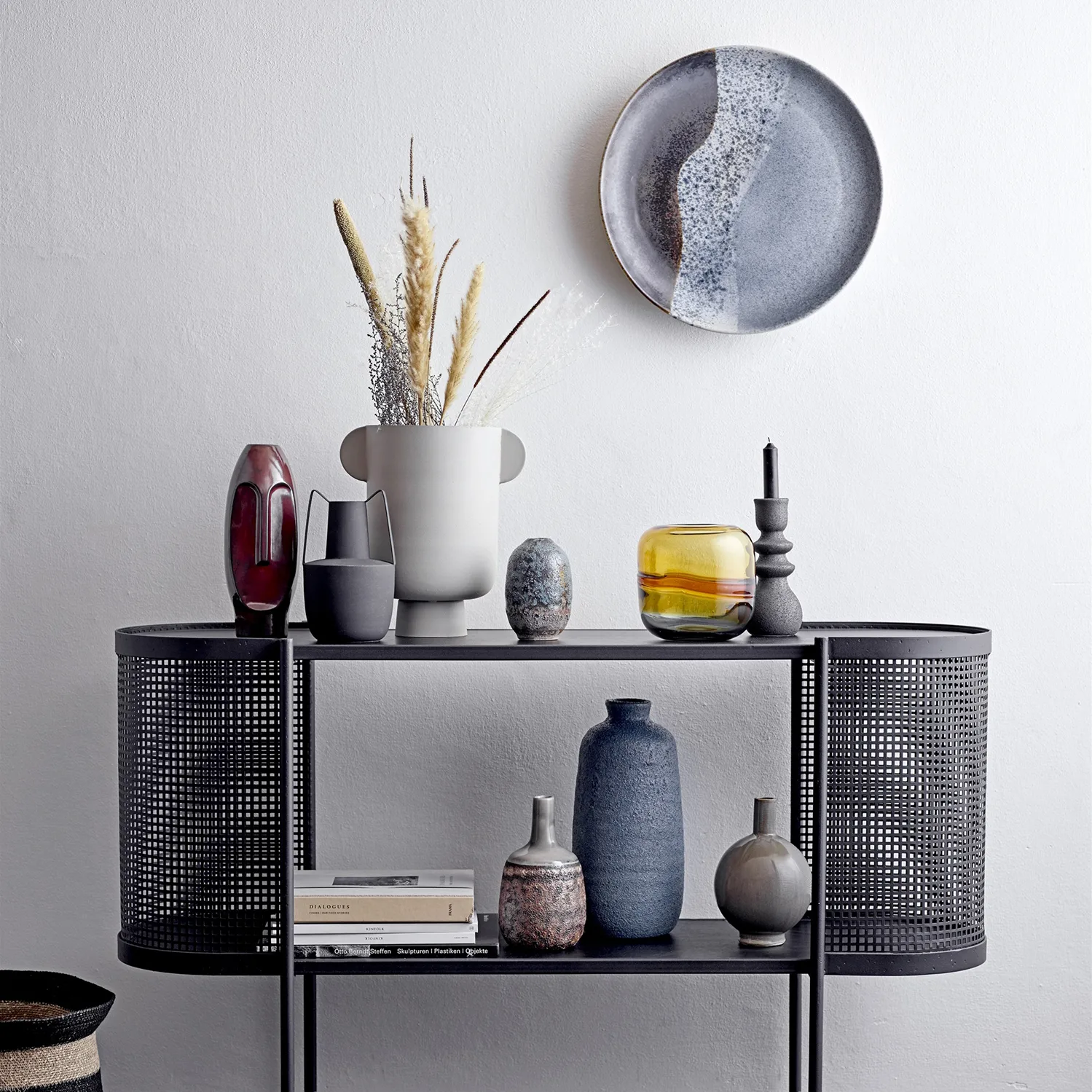 블루밍빌 메탈 화병 29 cm, grey Bloomingville | 블루밍빌