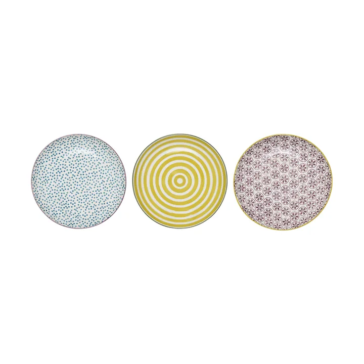 파트리찌아 사이드 접시 3개 세트 16 cm - Bloomingville