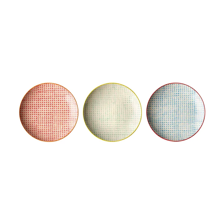 카를라 접시 3개 세트 20 cm - Bloomingville