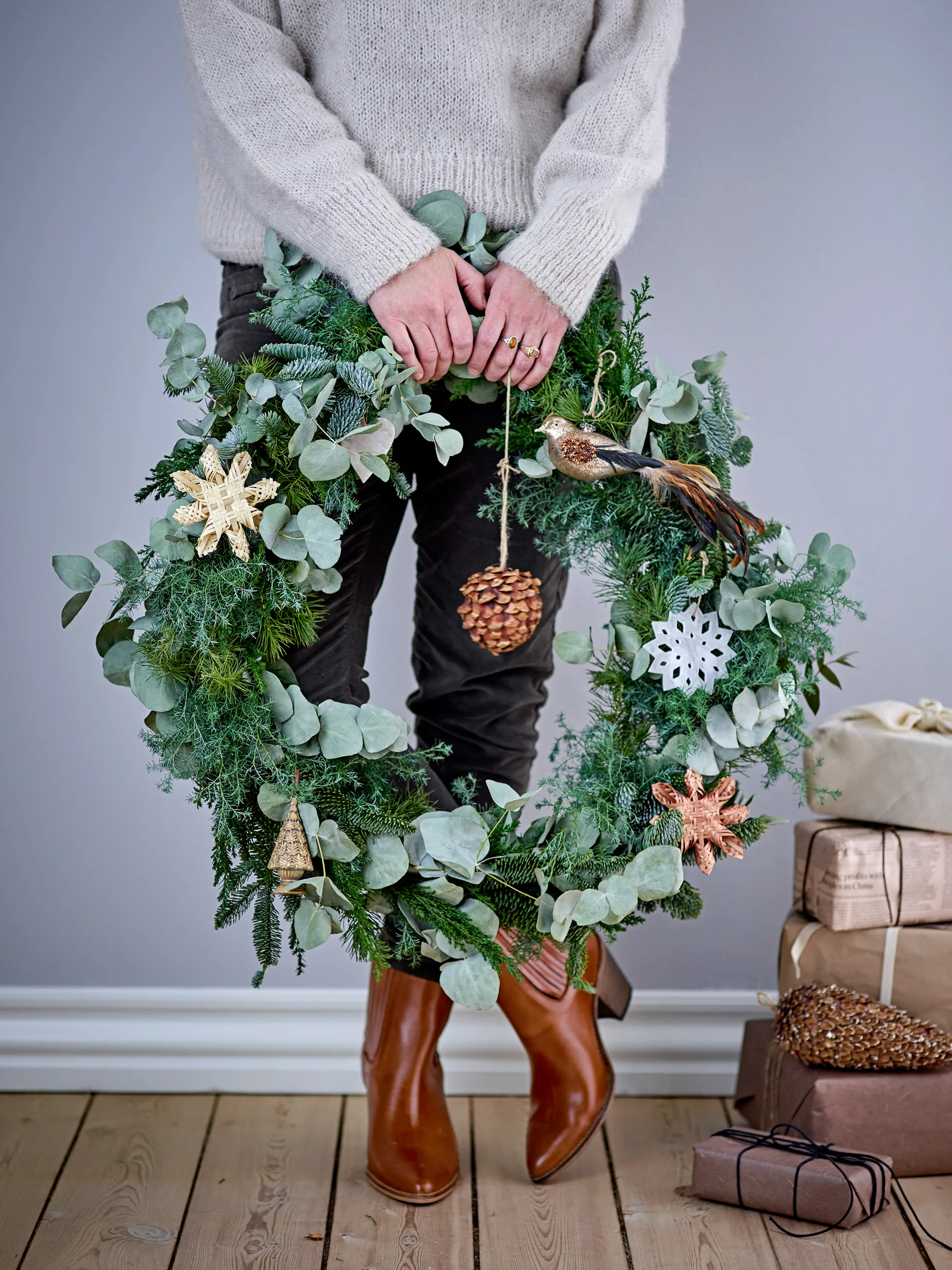 하니 크리스마스 소품 3 피스, Multi Bloomingville | 블루밍빌