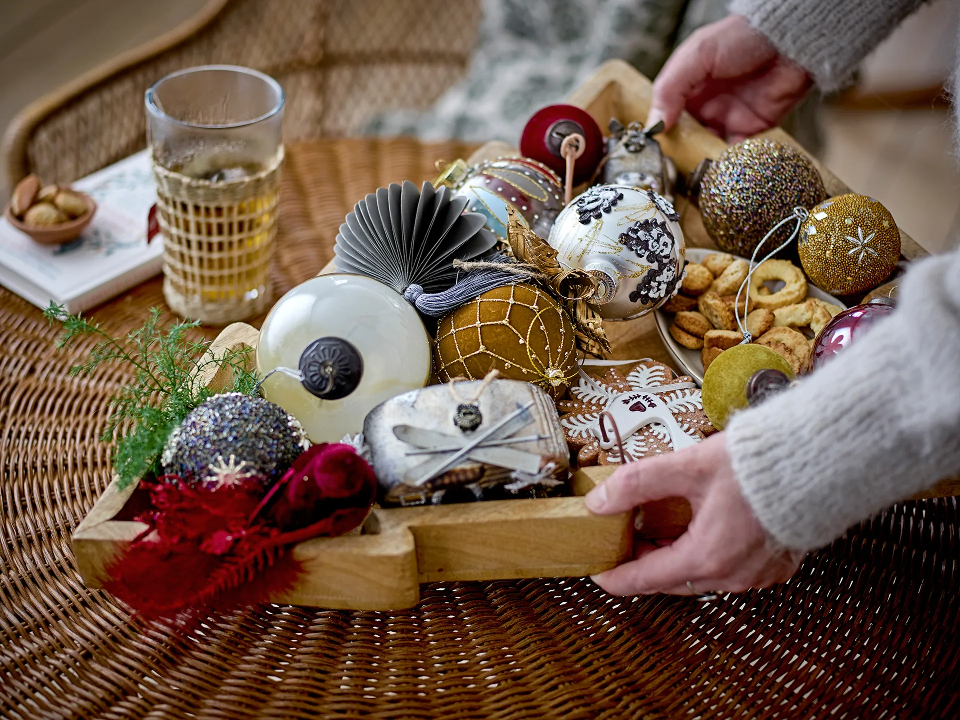 하니 크리스마스 소품 3 피스, Multi Bloomingville | 블루밍빌