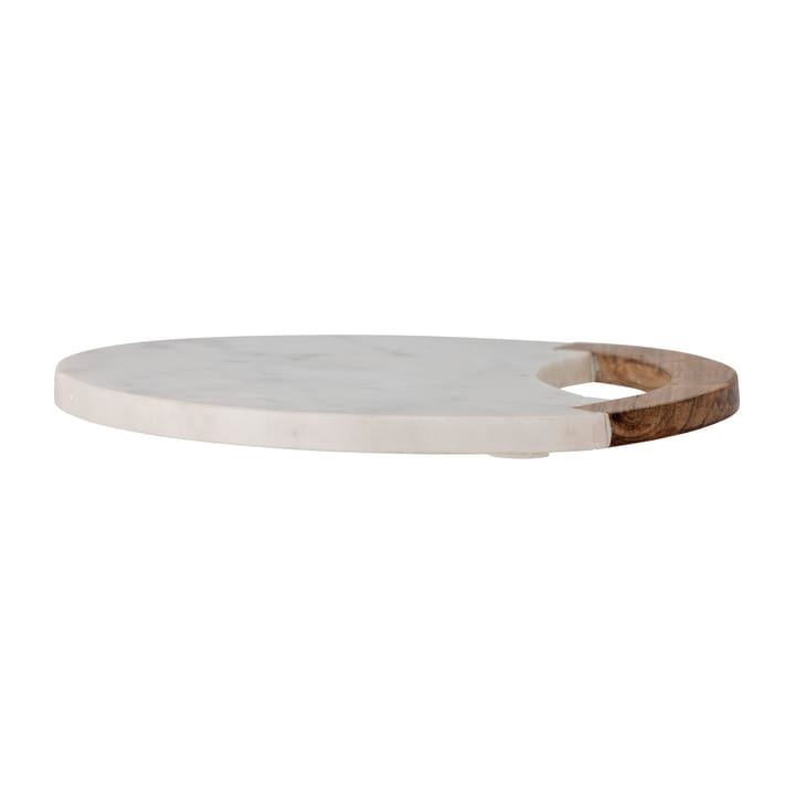 다니엘라 도마 & 손잡이 Ø30 cm, White marble-acacia Bloomingville | 블루밍빌