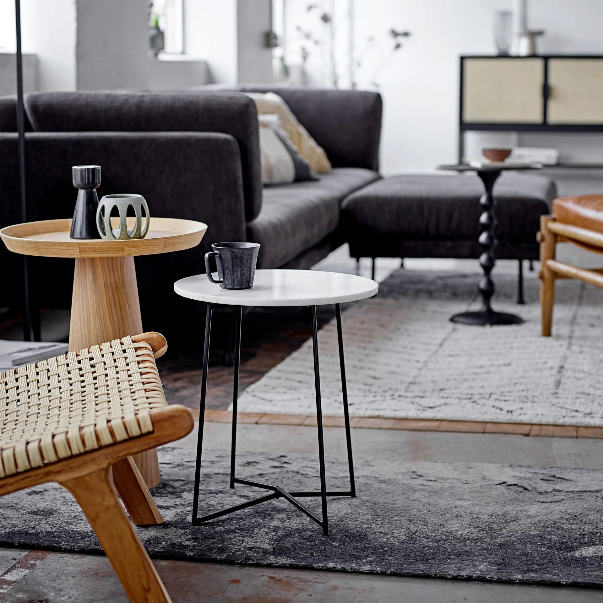 요코 머그 32 cl 4개 세트, black Bloomingville | 블루밍빌