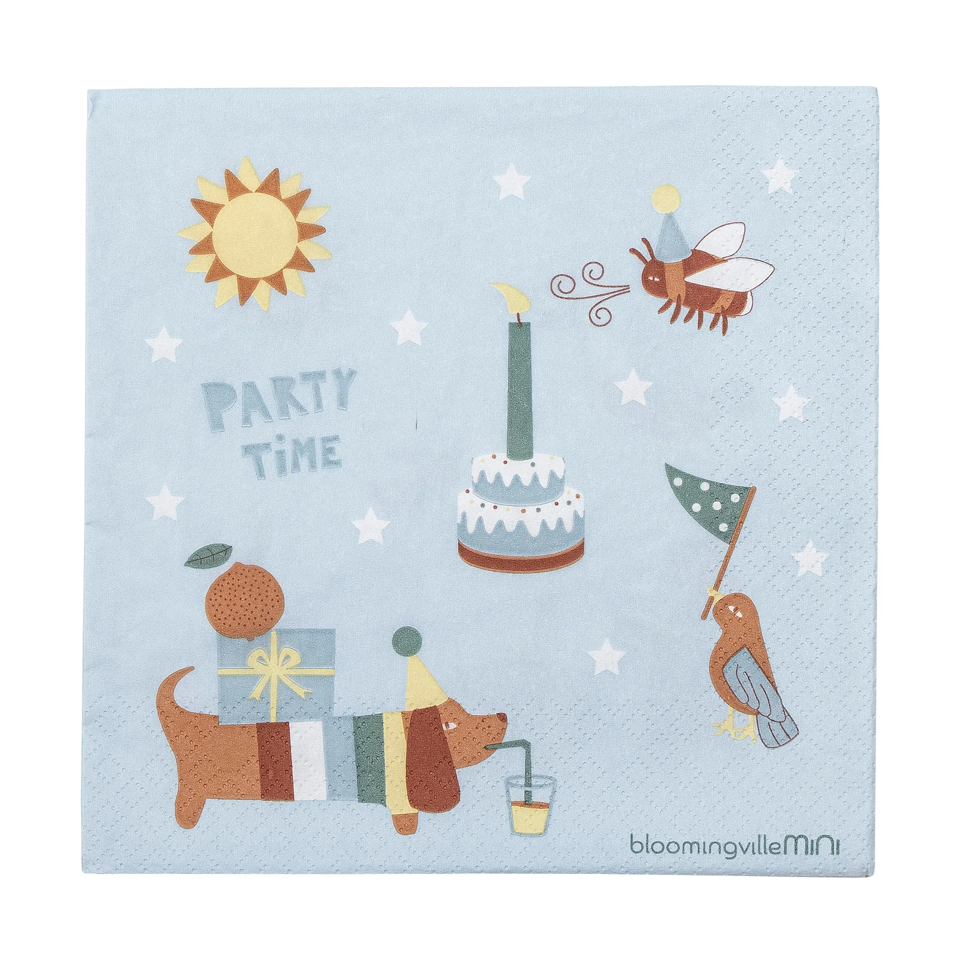 찰리 냅킨 33x33 cm 20개 세트, Blue Bloomingville | 블루밍빌