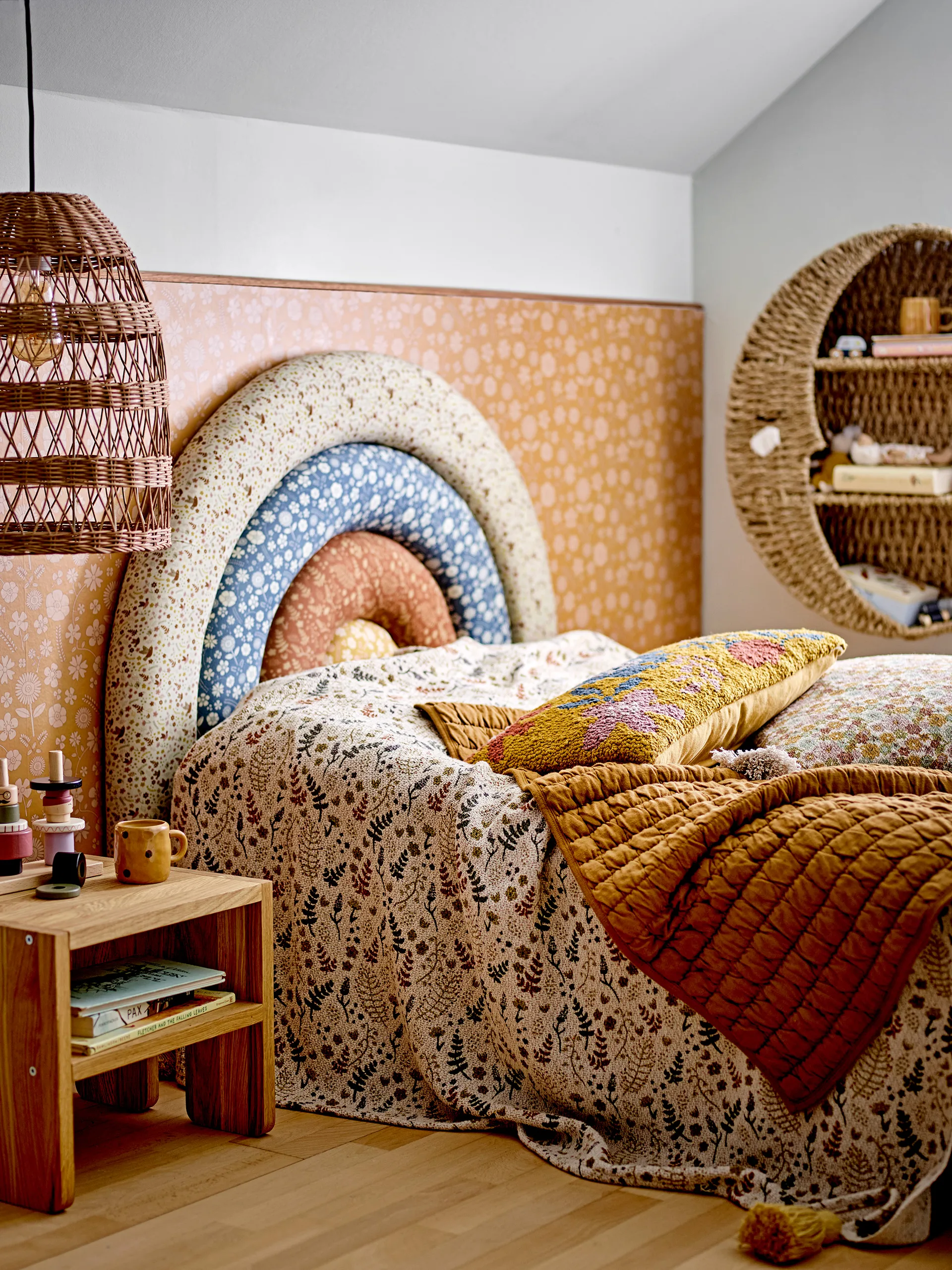 바스 스툴 35x30x30 cm, Oak Bloomingville | 블루밍빌