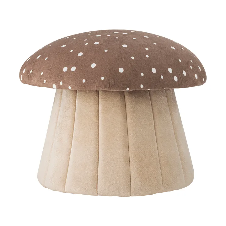 루 푸프 Ø37x30cm - Brown - Bloomingville | 블루밍빌