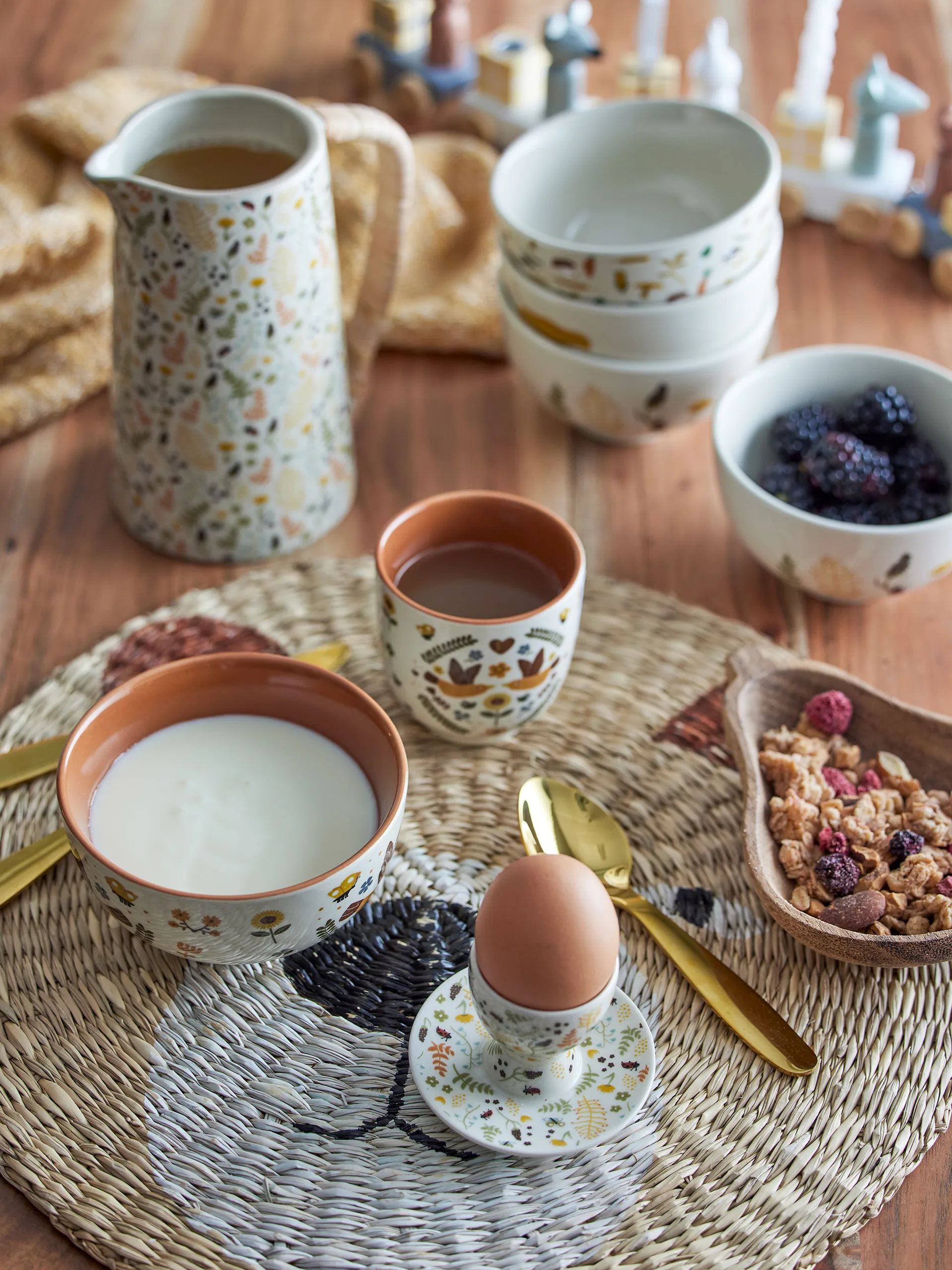 말라 테이블매트 Ø38 cm, Bear Bloomingville | 블루밍빌