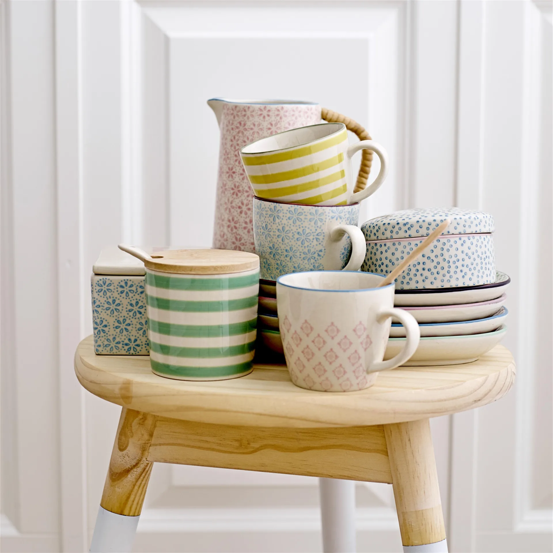 파트리찌아 머그 4개 세트 7.5 cm Bloomingville | 블루밍빌