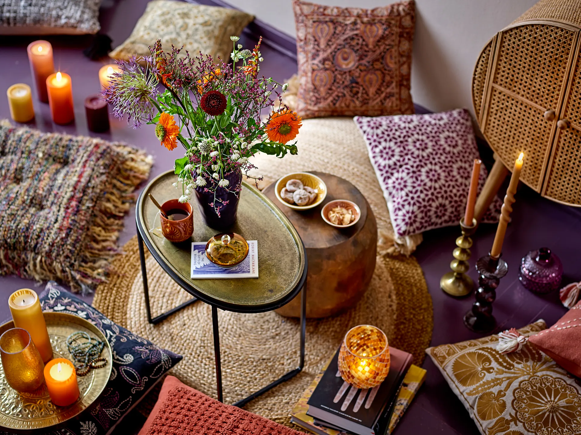 쉬머 라이트4개 세트, Brown Bloomingville | 블루밍빌