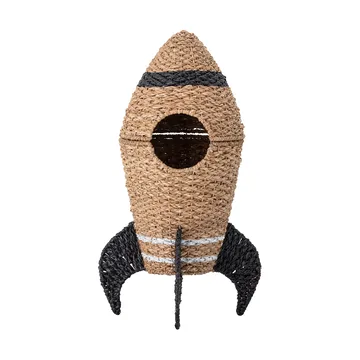 코스미나 뚜껑이 달린 수납 바구니 Ø40x68,5cm - Nature - Bloomingville | 블루밍빌