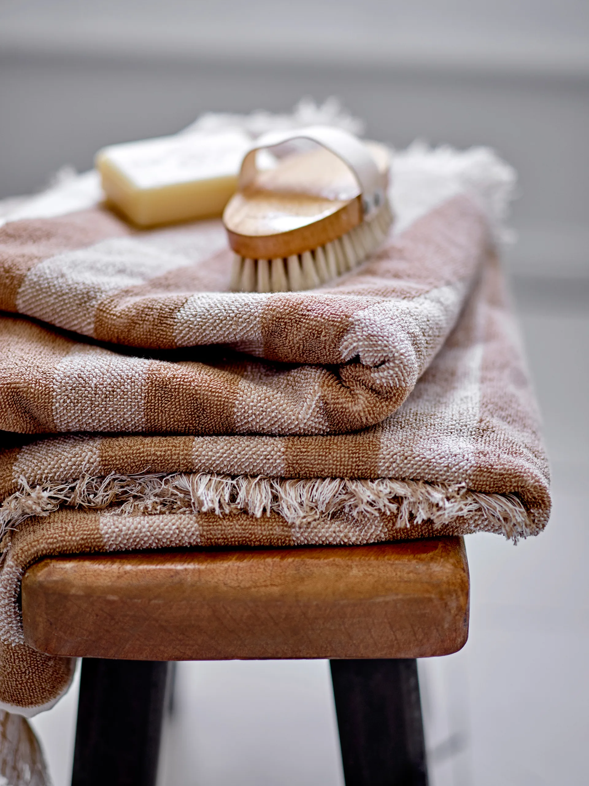 엘라이아 타월 50x100 cm, Brown Bloomingville | 블루밍빌