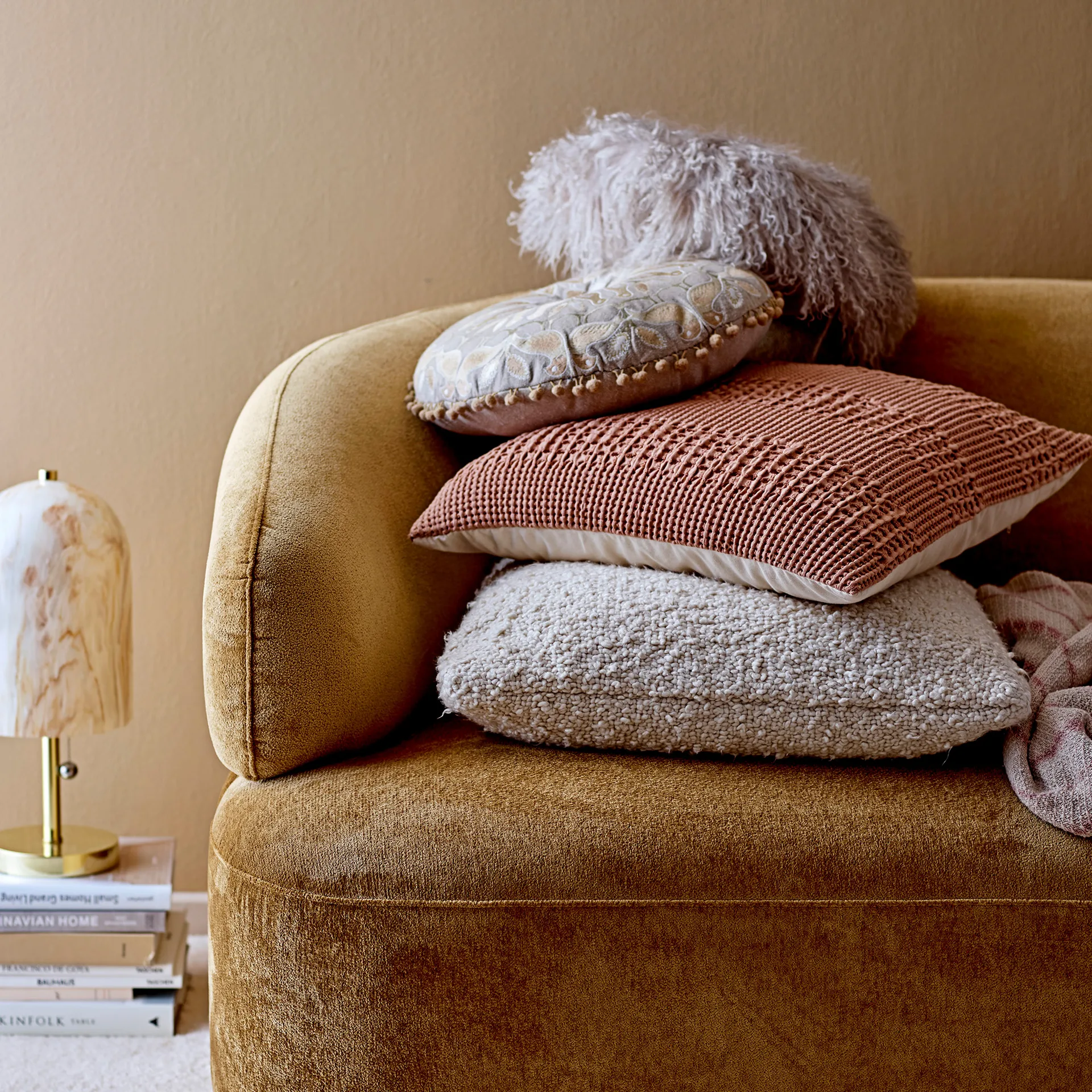 블루밍빌 쿠션 모노크롬 50x50 cm, nature Bloomingville | 블루밍빌