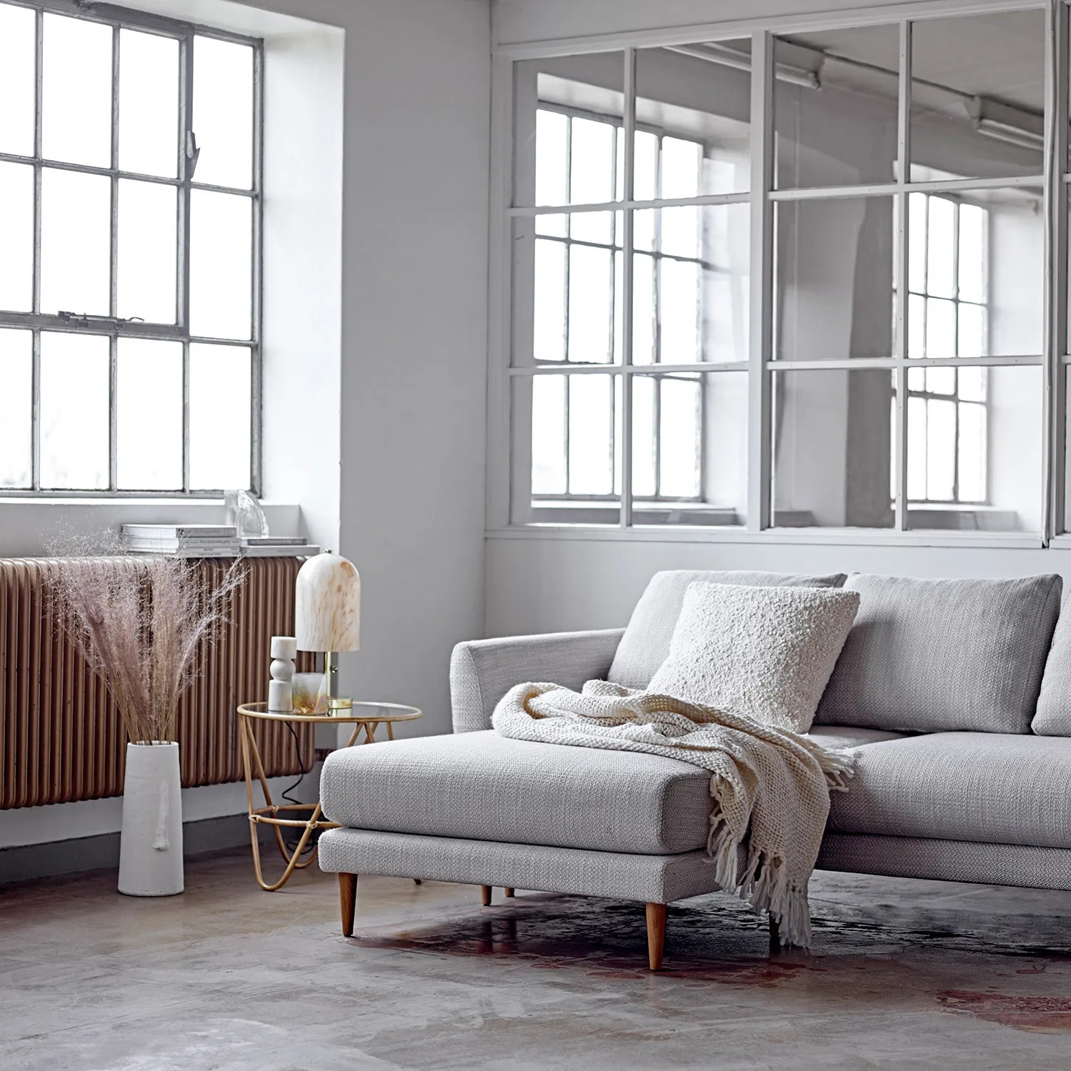 블루밍빌 쿠션 모노크롬 50x50 cm, nature Bloomingville | 블루밍빌