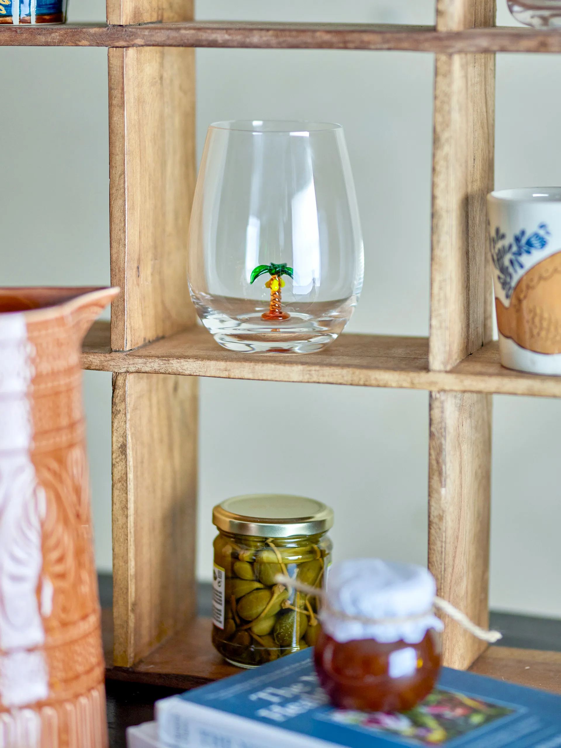 미사 글라스잔 56 cl, Clear-palm tree Bloomingville | 블루밍빌