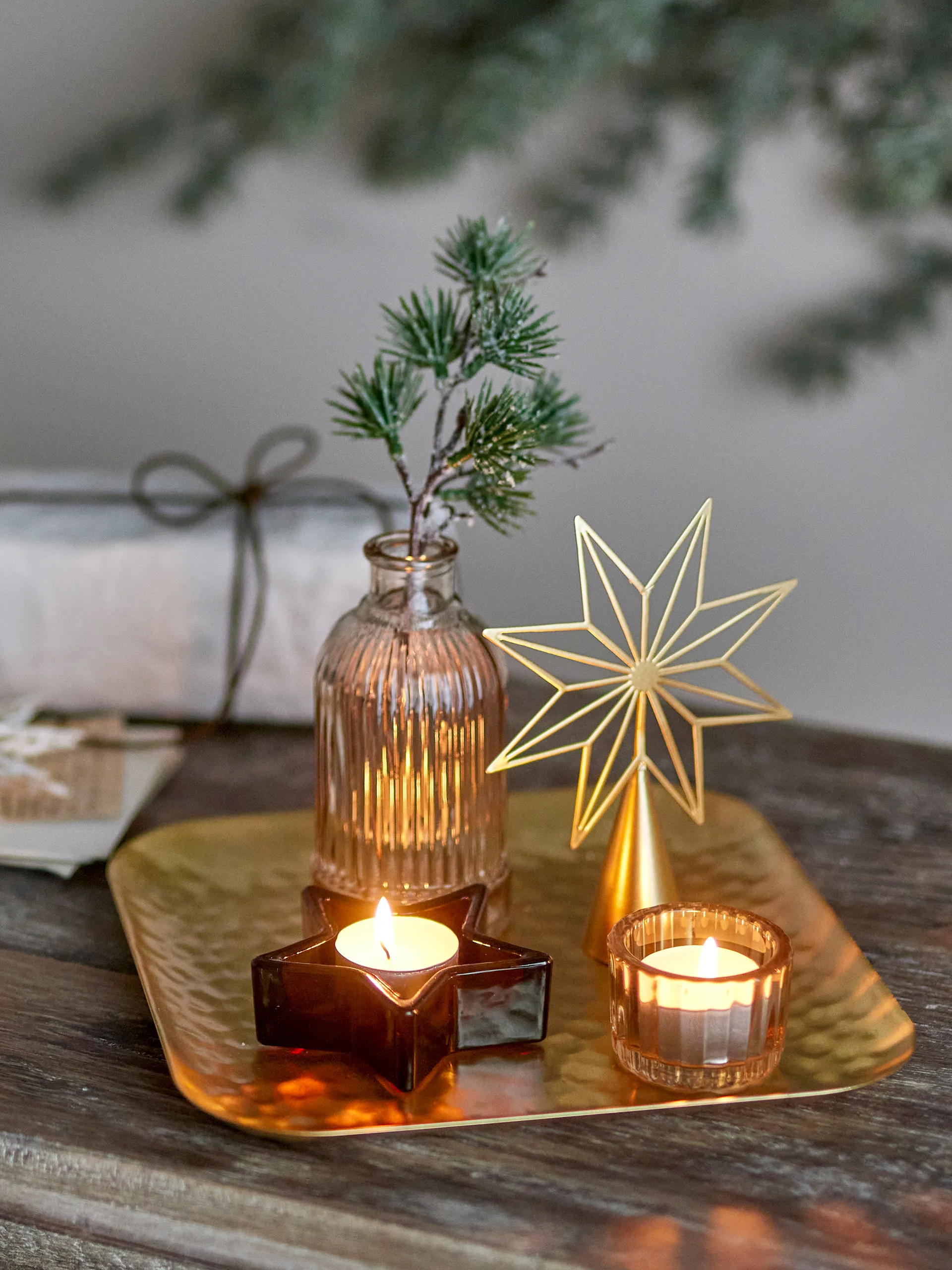 상가 트레이와 데코 오브제 6개 세트, Gold Bloomingville | 블루밍빌