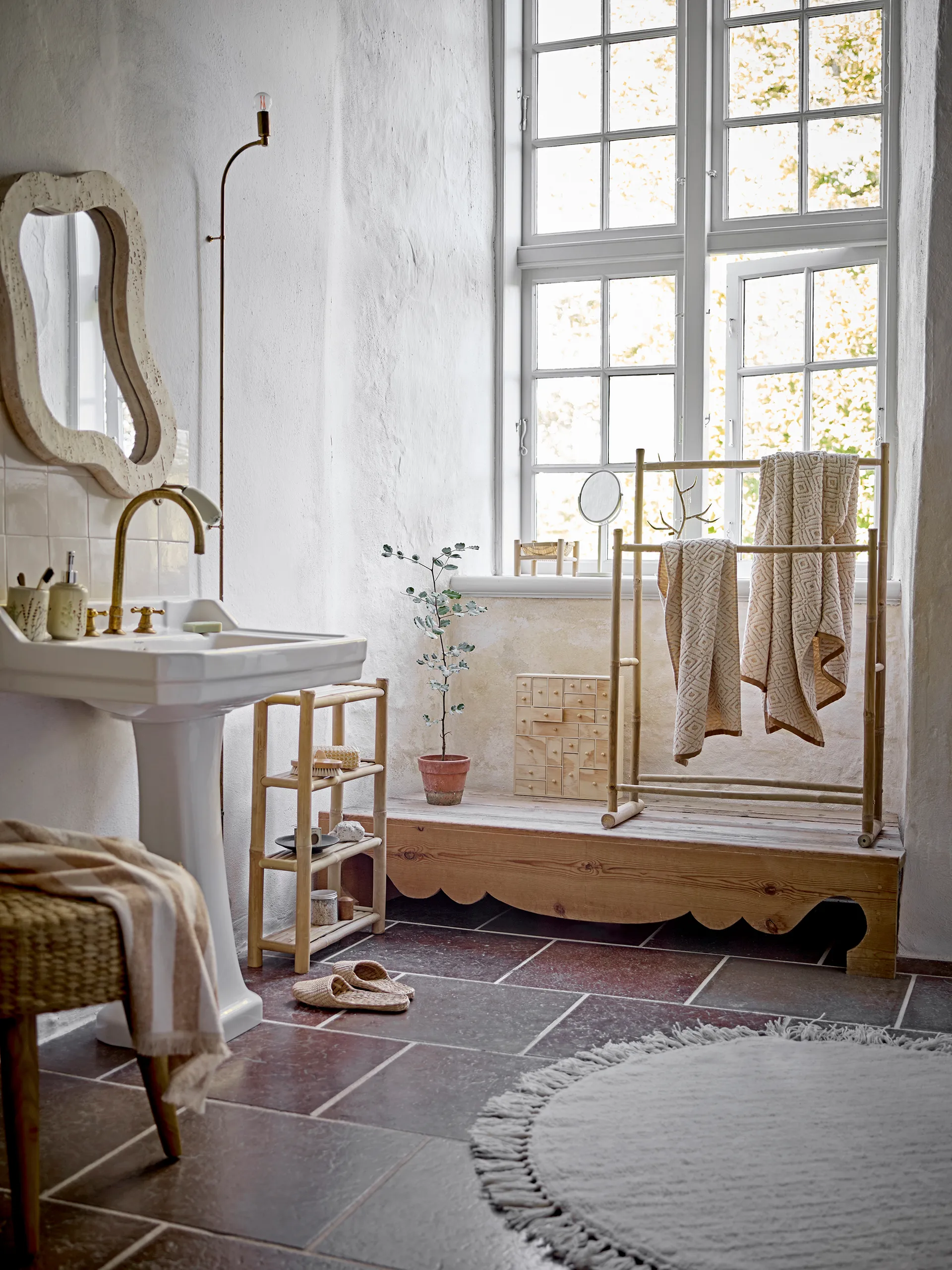 메그 월 미러 61x76 cm, Natural Bloomingville | 블루밍빌