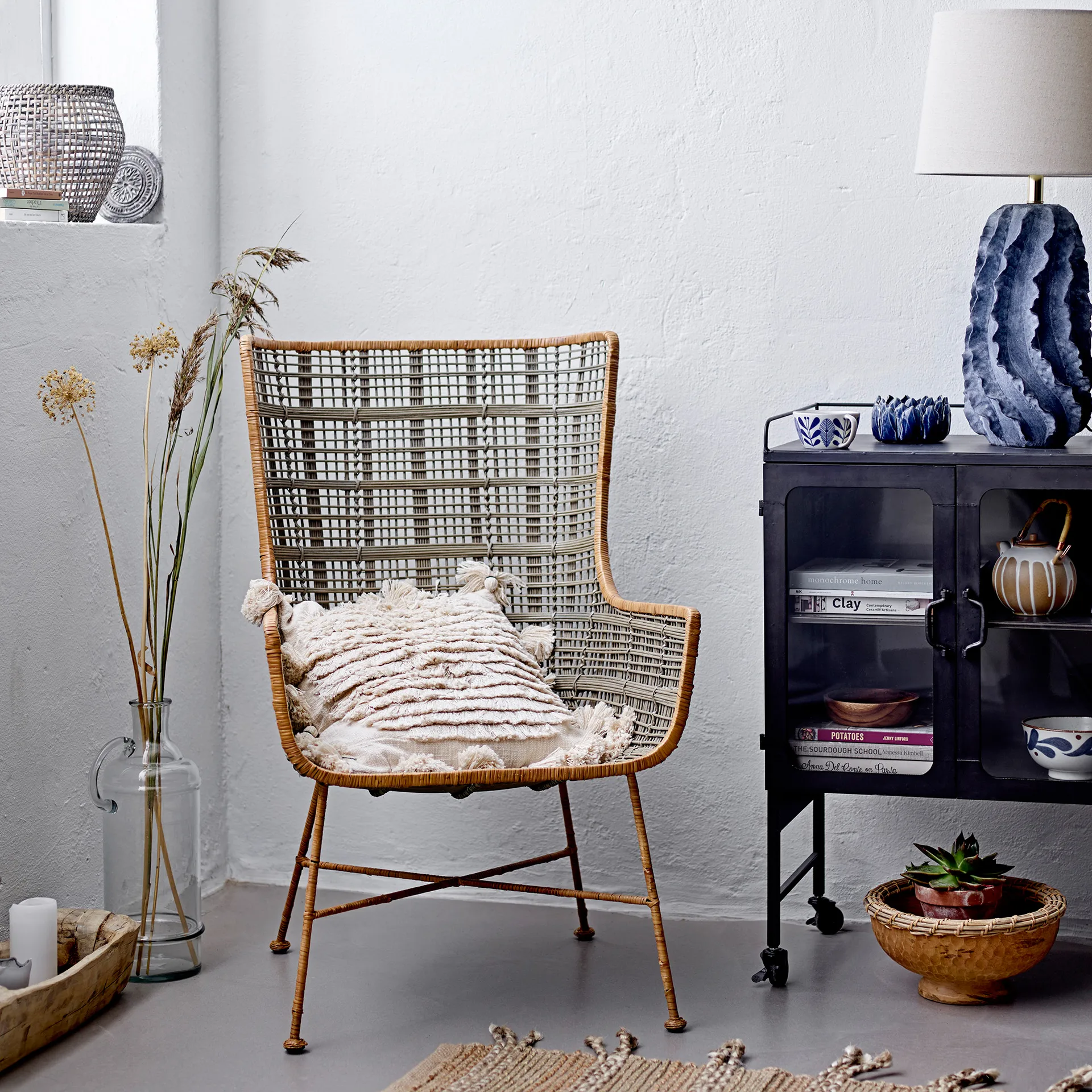 나티카 테이블 조명 67 cm, blue Bloomingville | 블루밍빌