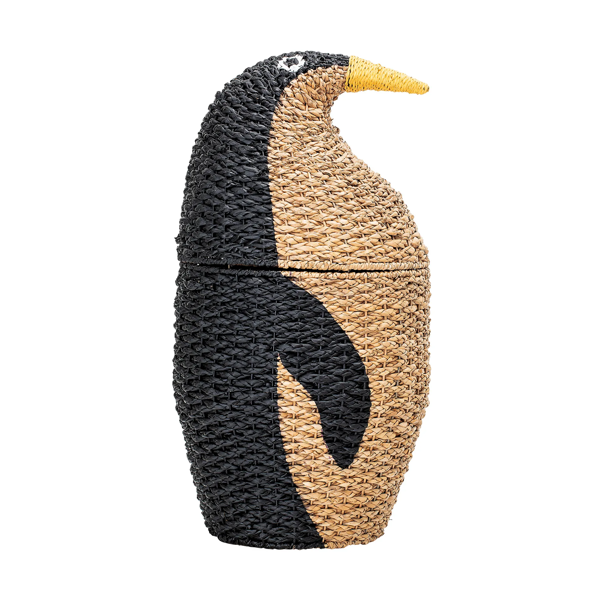 타지아 뚜껑 달린 수납 바구니 69xØ37cm, Black Bloomingville | 블루밍빌