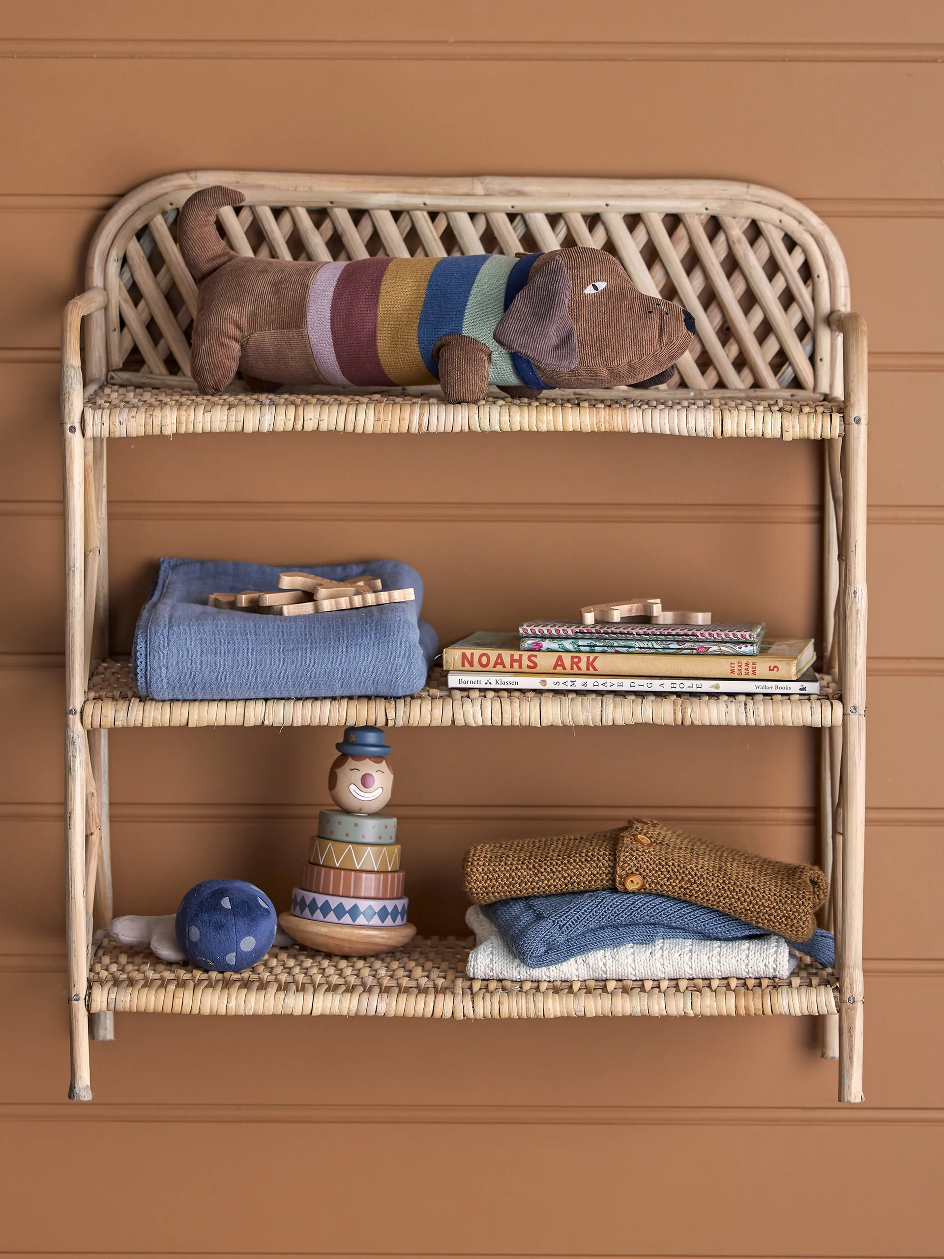 무슬린 스로우 80x100 cm, Blue Bloomingville | 블루밍빌