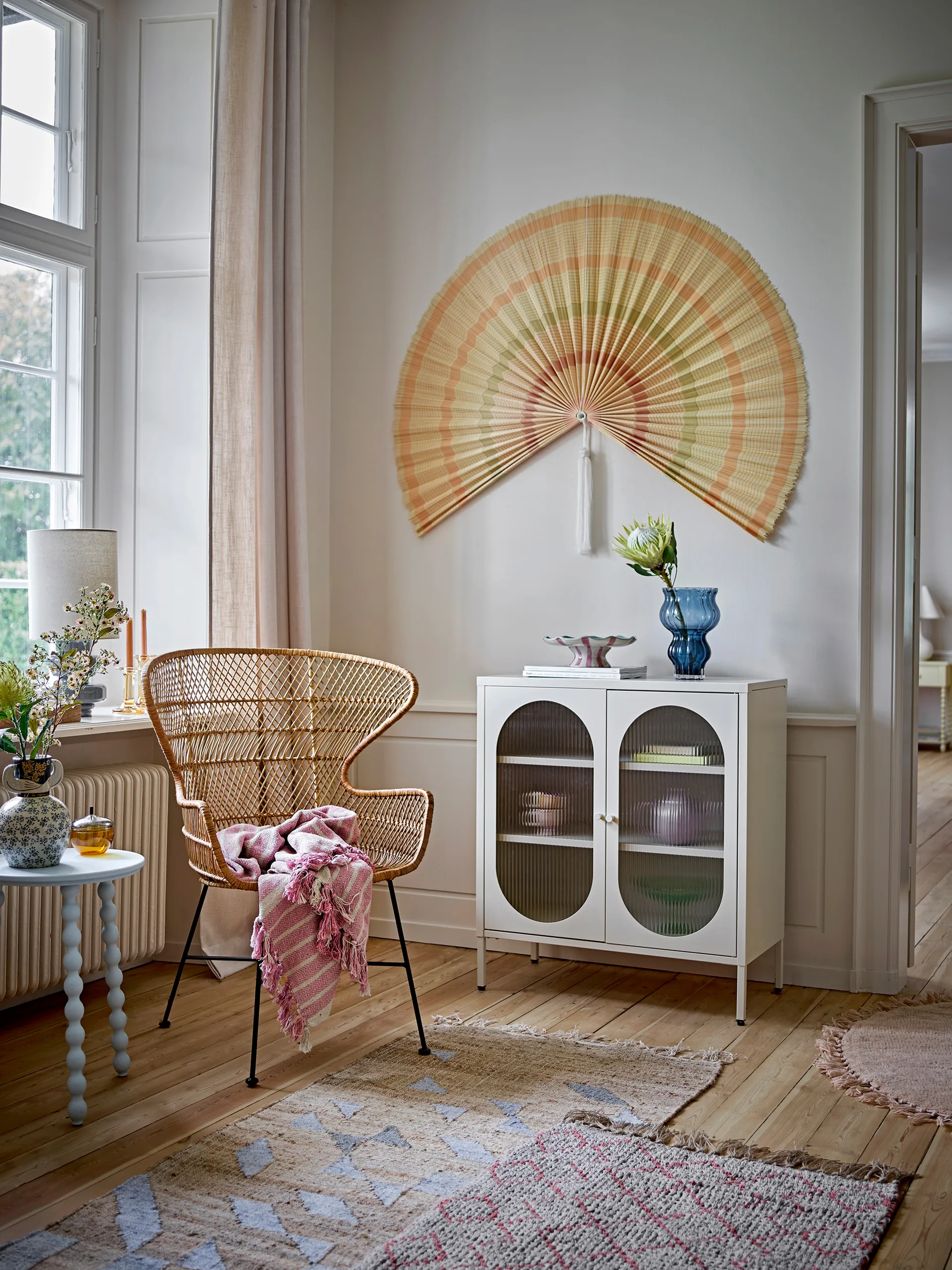 살보 캐비닛 80x40x90 cm, Nature, metal Bloomingville | 블루밍빌