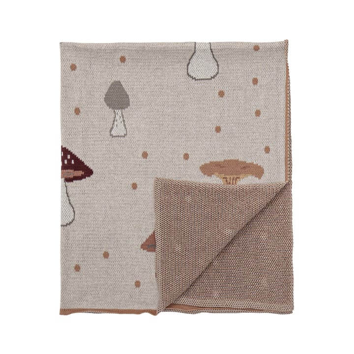 코튼 스로우 머쉬룸 81x97 cm - nature - Bloomingville | 블루밍빌
