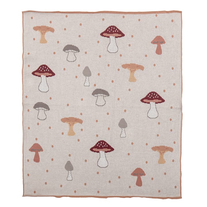 코튼 스로우 머�쉬룸 81x97 cm - nature - Bloomingville | 블루밍빌