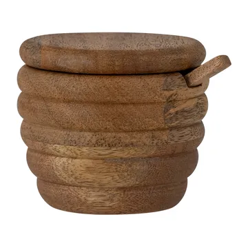 틸다 솔트 셀러 & 스푼 Ø9 cm - Natural - Bloomingville | 블루밍빌