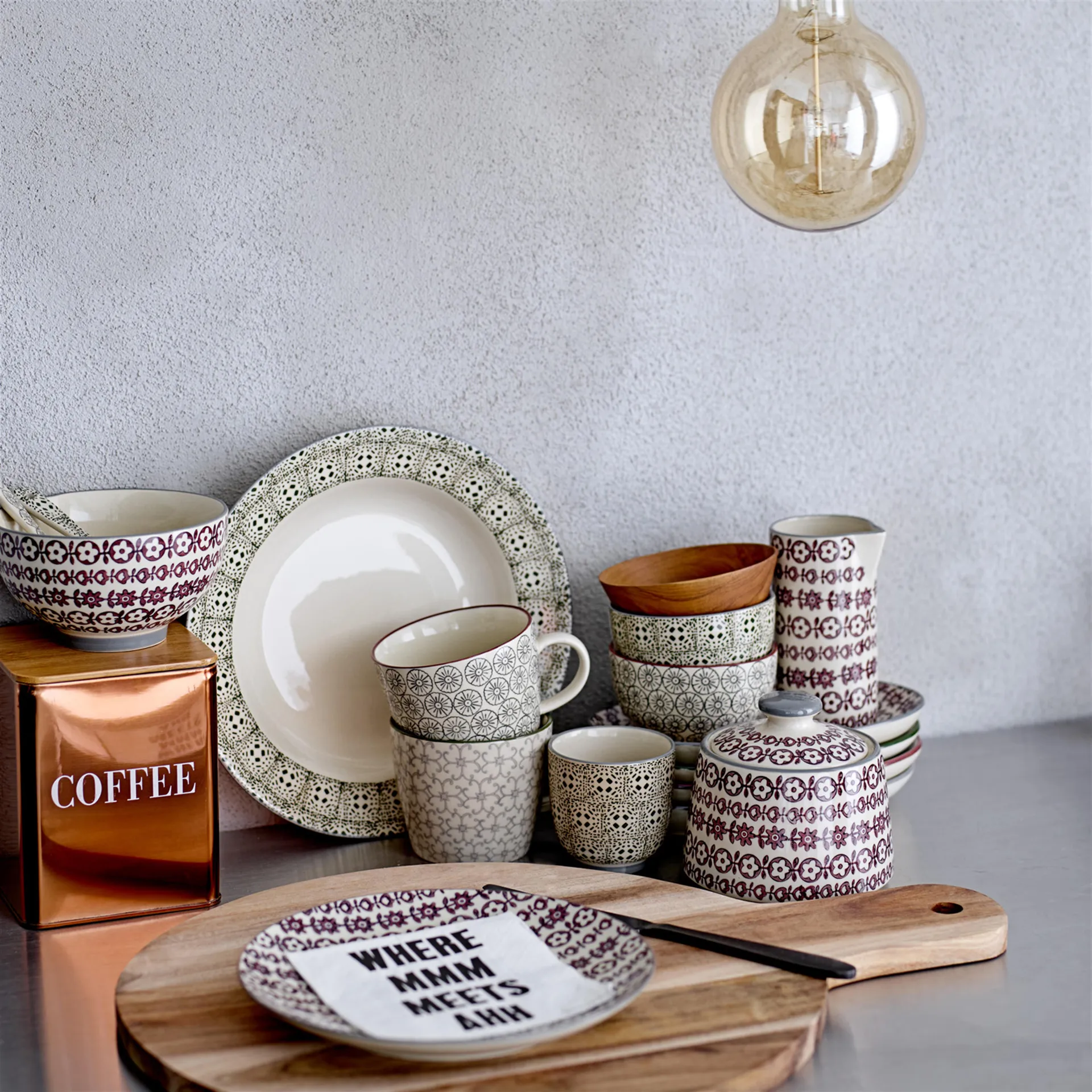 카린 머그 9.5 cm 4개 세트 Bloomingville | 블루밍빌