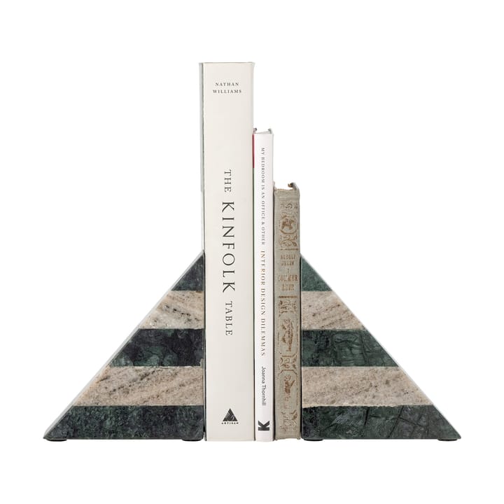 Abir 북엔드 2개 세트, Green-white marble Bloomingville | 블루밍빌