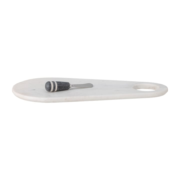 Abrielle 치즈 나이프 & 도마 20x42 cm, White marble-stainless steel Bloomingville | 블루밍빌