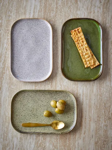 Addison 사이드 플레이트 - Green, 3 pieces - Bloomingville | 블루밍빌