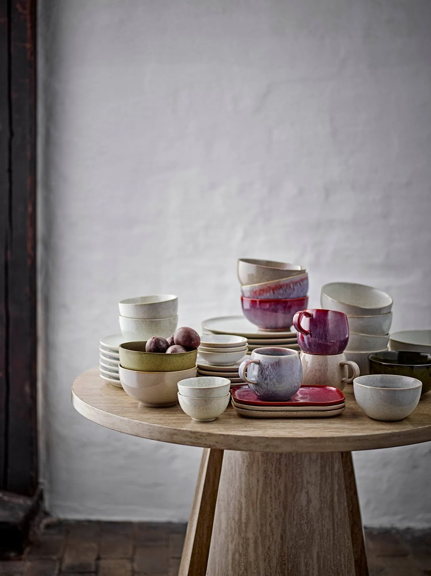 Addison 사이드 플레이트, Rose, 3 pieces Bloomingville | 블루밍빌