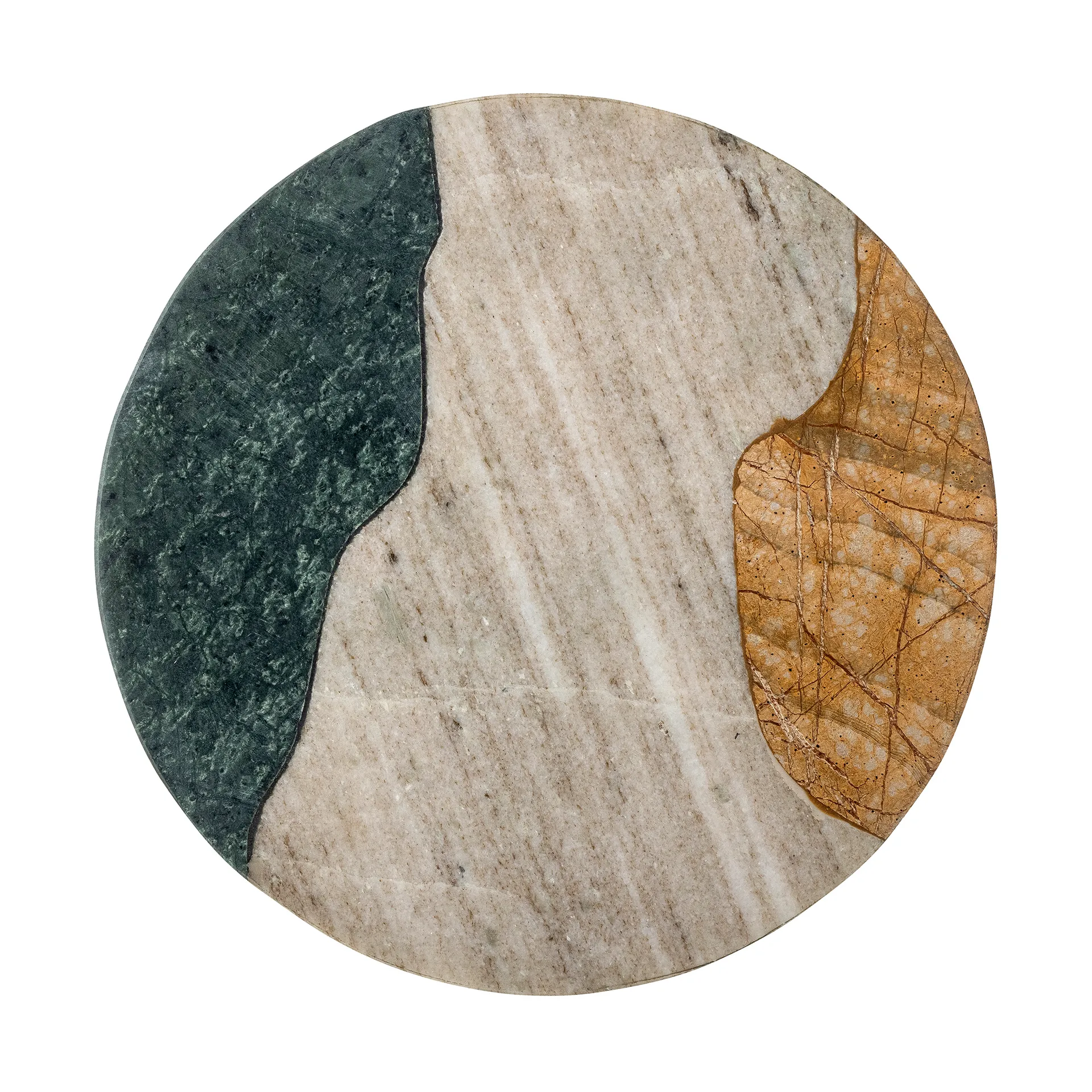 Adelaide 도마 25 cm, Green-white-yellow marble Bloomingville | 블루밍빌