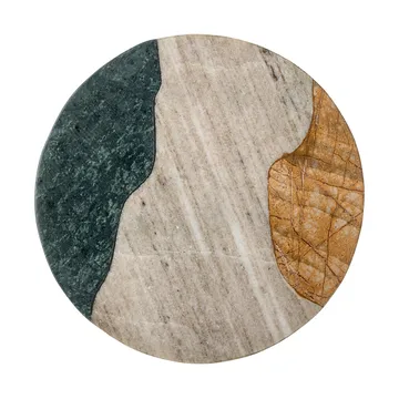 Adelaide 도마 25 cm - Green-white-yellow marble - Bloomingville | 블루밍빌