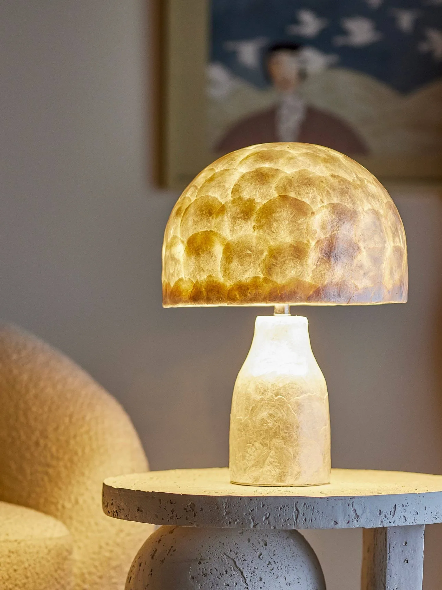 Adria 테이블 조명, Nature, Mother of pearl Bloomingville | 블루밍빌