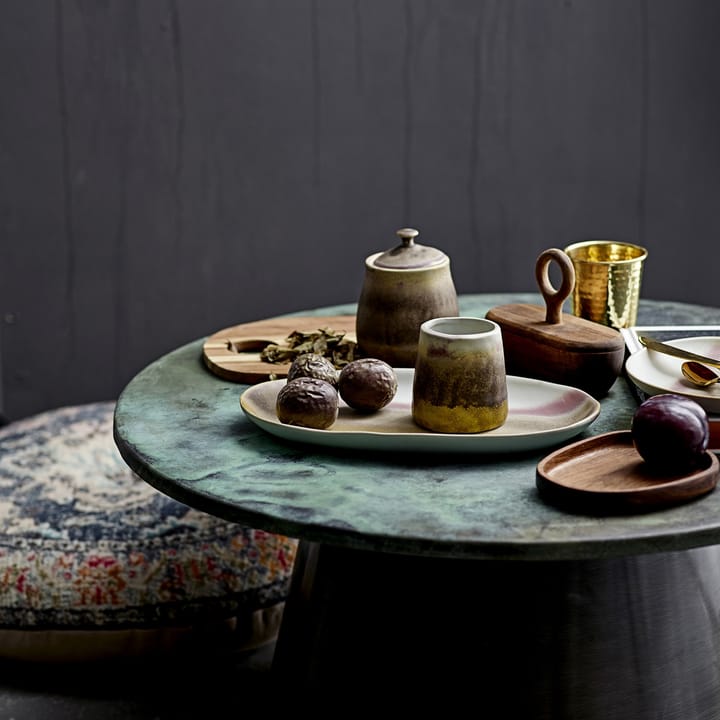 Alba 덮개 있는 보관병 stoneware - Brown-green - Bloomingville | 블루밍빌